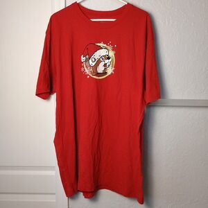 Buc-ee's Christmas Shirt Women's Size 2X  Red NWT